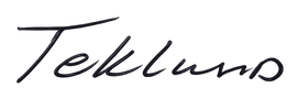 Teklund – artist signature